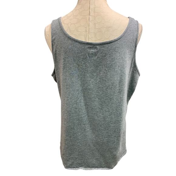 Size 2XL Duluth Trading Co Womens Gray Tank Top Shirt - Picture 4 of 6